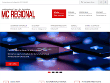 Tablet Screenshot of mc-regional.ro